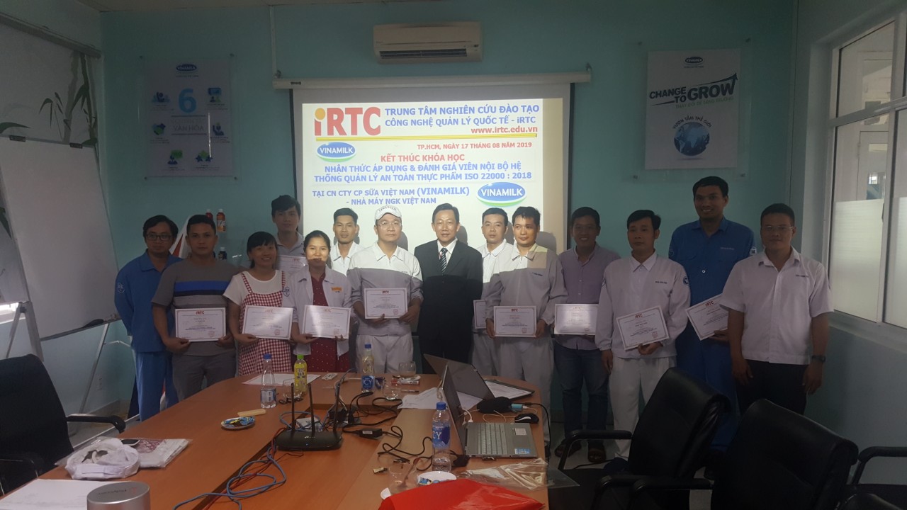 KHÓA HỌC NHẬN THỨC VÀ ĐÁNH GIÁ VIÊN NỘI BỘ HỆ THỐNG QUẢN LÝ AN TOÀN & SỨC KHỎE NGHỀ NGHIỆP ISO 45001:2018