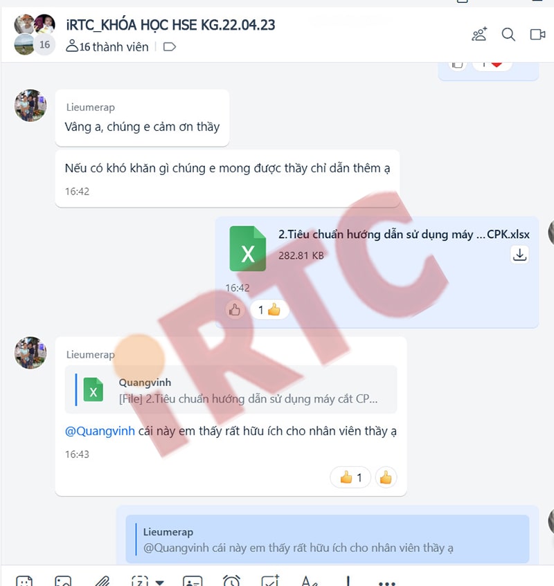 Feedback của học viên về khóa học HSE